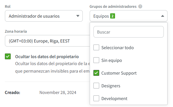 user admin assign team-es.png